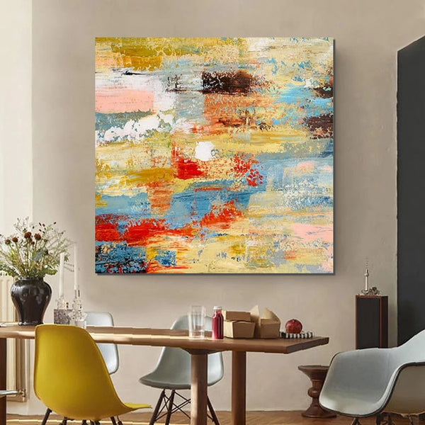 Hand Painted Canvas Art, Bedroom Wall Art Ideas, Modern Paintings for Dining Room, Simple Modern Art, Contemporary Modern Wall Art Paintings-LargePaintingArt.com