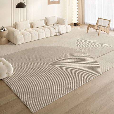 Soft Bedroom Floor Rugs, Extra Large Modern Rugs for Living Room, Oversized Modern Rug for Living Room, Geometric Contemporary Rugs for Dining Room-LargePaintingArt.com