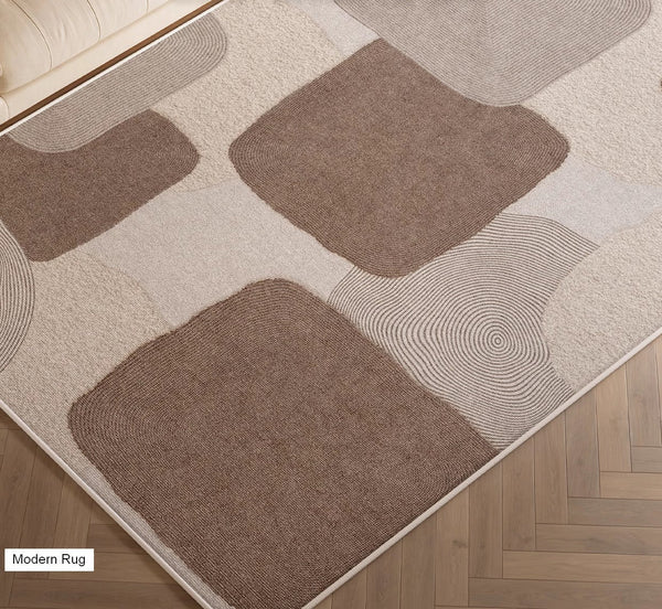 Unique Large Contemporary Floor Carpets for Living Room, Dining Room Modern Rugs, Extra Large Geometric Modern Rugs in Bedroom, Modern Rugs for Sale-LargePaintingArt.com
