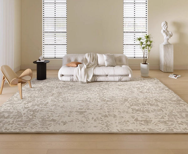French Style Modern Rugs for Bedroom, Modern Rugs for Interior Design, Contemporary Modern Rugs under Dining Room Table, Soft Rugs for Living Room-LargePaintingArt.com