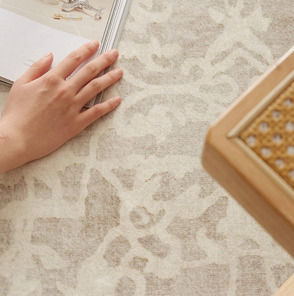 Thick Soft Rugs for Living Room, French Style Modern Rugs for Bedroom, Modern Rugs for Interior Design, Contemporary Modern Rugs under Dining Room Table-LargePaintingArt.com