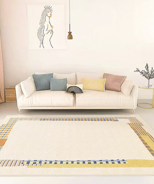 Unique Modern Rug Ideas for Living Room, Modern Floor Carpets for Office, Abstract Contemporary Rugs for Bedroom, Large Modern Rugs under Sofa-LargePaintingArt.com