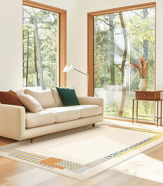Unique Modern Rug Ideas for Living Room, Modern Floor Carpets for Office, Abstract Contemporary Rugs for Bedroom, Large Modern Rugs under Sofa-LargePaintingArt.com