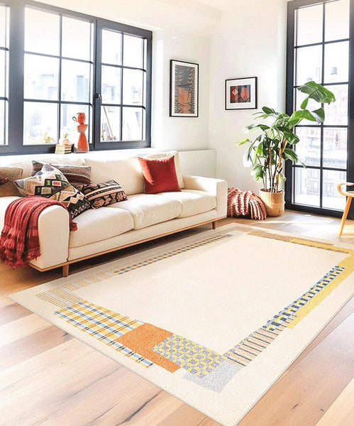 Unique Modern Rug Ideas for Living Room, Modern Floor Carpets for Office, Abstract Contemporary Rugs for Bedroom, Large Modern Rugs under Sofa-LargePaintingArt.com