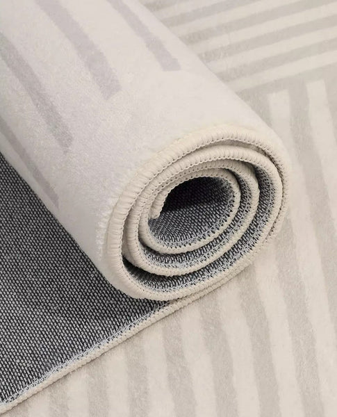 Simple Contemporary Modern Rugs, Modern Rugs for Dining Room, Modern Rugs for Living Room, Abstract Contemporary Rugs Next to Bed-LargePaintingArt.com