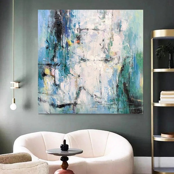 Large Paintings for Living Room, Hand Painted Acrylic Painting, Bedroom Wall Painting, Modern Contemporary Art, Modern Paintings for Dining Room-LargePaintingArt.com