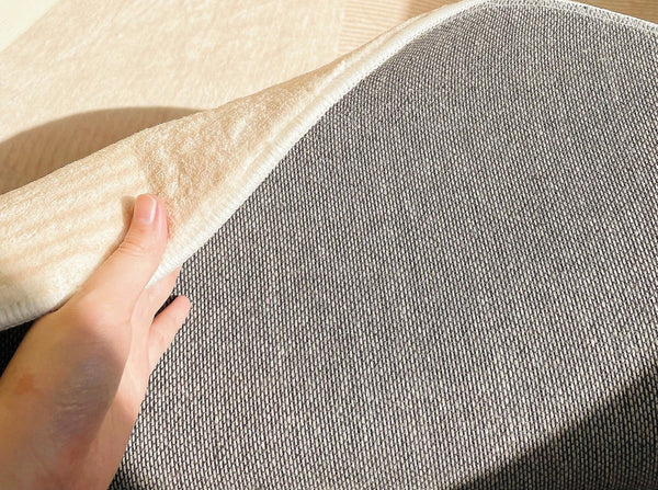 Thick Round Rugs under Coffee Table, Contemporary Modern Rug Ideas for Living Room, Modern Round Rugs for Dining Room, Circular Modern Rugs for Bedroom-LargePaintingArt.com