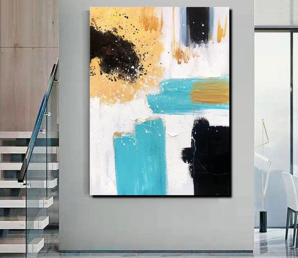 Bedroom Wall Art Paintings, Acrylic Abstract Paintings, Large Painting on Canvas, Buy Abstract Painting Online, Simple Modern Art-LargePaintingArt.com