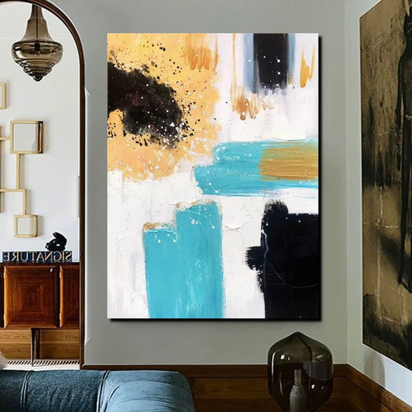 Bedroom Wall Art Paintings, Acrylic Abstract Paintings, Large Painting on Canvas, Buy Abstract Painting Online, Simple Modern Art-LargePaintingArt.com