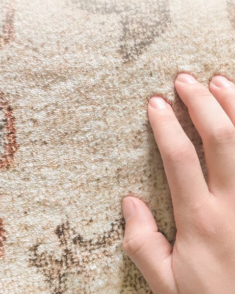 Modern Rugs for Living Room, Flower Pattern Modern Rugs for Farmhouse, Bedroom Modern Rugs, Modern Rugs for Dining Room-LargePaintingArt.com