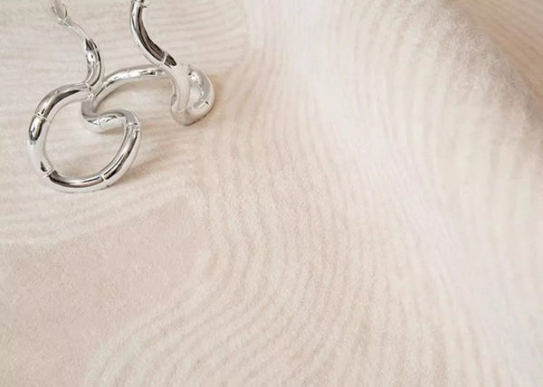 Thick Soft Floor Carpets for Living Room, Cream Color Modern Living Room Rugs, Dining Room Modern Rugs, Soft Contemporary Rugs for Bedroom-LargePaintingArt.com
