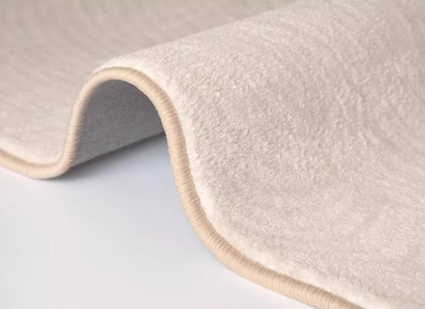 Thick Soft Floor Carpets for Living Room, Cream Color Modern Living Room Rugs, Dining Room Modern Rugs, Soft Contemporary Rugs for Bedroom-LargePaintingArt.com