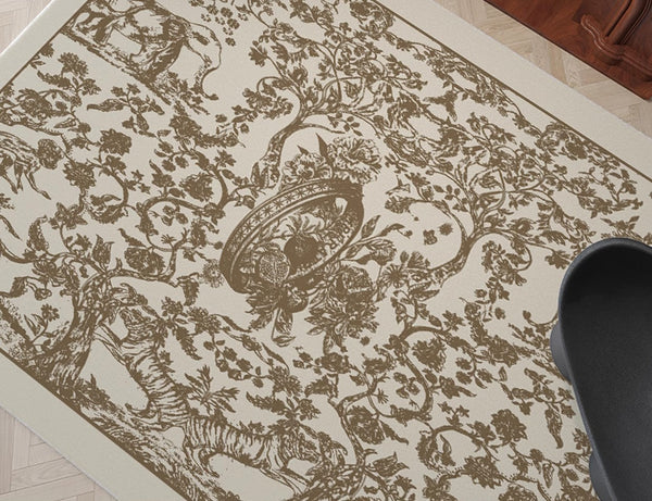 Soft Rugs under Coffee Table, Contemporary Modern Rugs for Living Room, Thick French Style Modern Rugs for Interior Design, Modern Rugs for Dining Room-LargePaintingArt.com