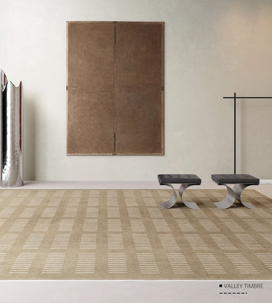 Thick Soft Floor Carpets for Living Room, Dining Room Modern Rugs, Modern Living Room Rug Placement Ideas, Soft Contemporary Rugs for Bedroom-LargePaintingArt.com