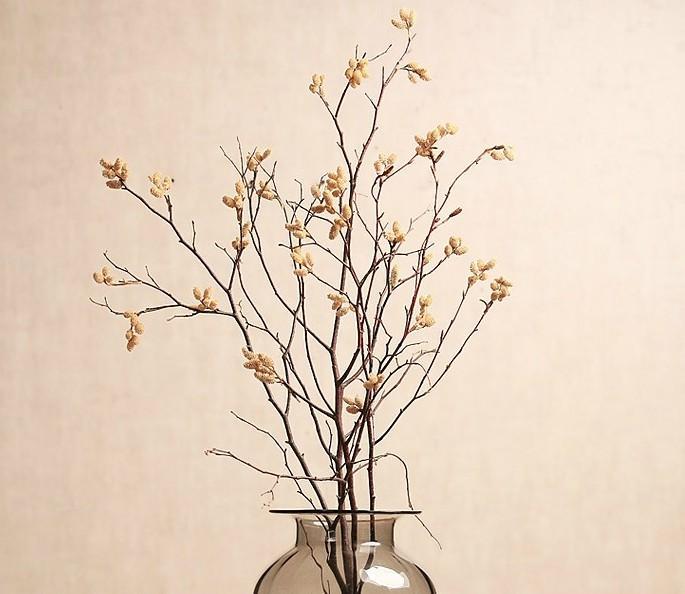 Myrtle Twigs, Natural Decorations, Flower Arrangement, Handmade Artificial Flower, Natural Dried Flower Twigs-LargePaintingArt.com