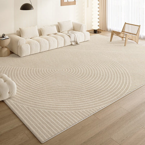 Geometric Modern Rug Placement Ideas for Dining Room, Large Modern Rugs for Living Room, Abstract Contemporary Modern Rugs for Bedroom-LargePaintingArt.com