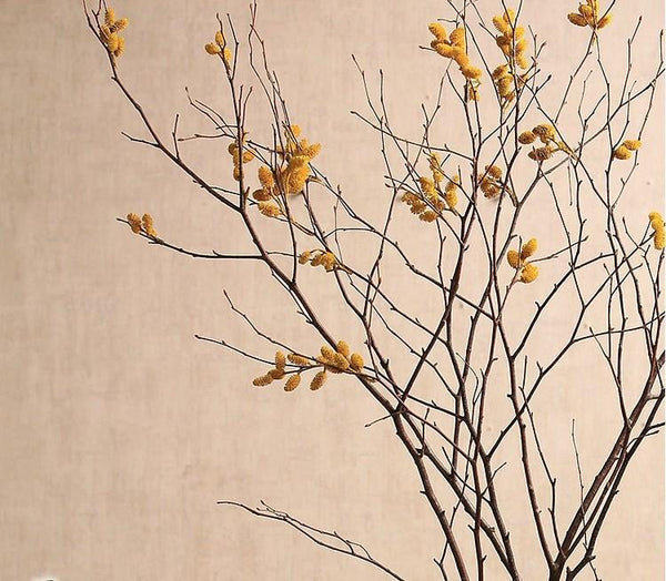 Myrtle Twigs, Natural Decorations, Flower Arrangement, Handmade Artificial Flower, Natural Dried Flower Twigs-LargePaintingArt.com