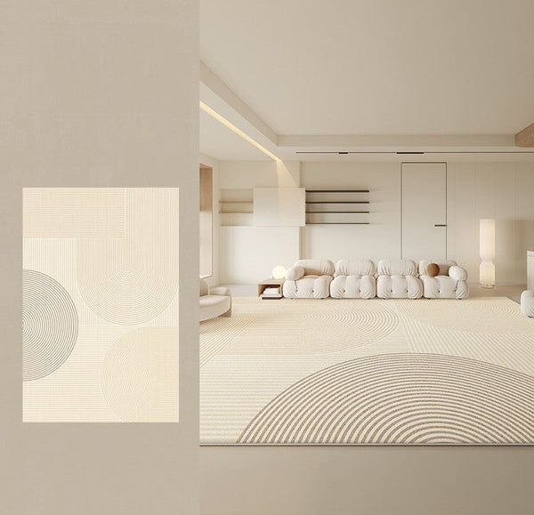 Oversized Modern Rug for Living Room, Bedroom Floor Rugs, Geometric Contemporary Rugs for Dining Room, Extra Large Modern Rugs for Living Room-LargePaintingArt.com