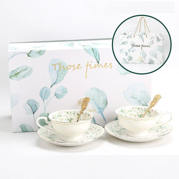 Floral Tea Cup Set, Classic British Tea Cups, Traditional Tea Cup Set, Porcelain Tea Cups, Elegant Tea Cup With Saucer, Ceramic Tea Cup with Saucer, Tea Cup Set, Vintage Tea Cup Set, Modern Ceramic Cups-LargePaintingArt.com