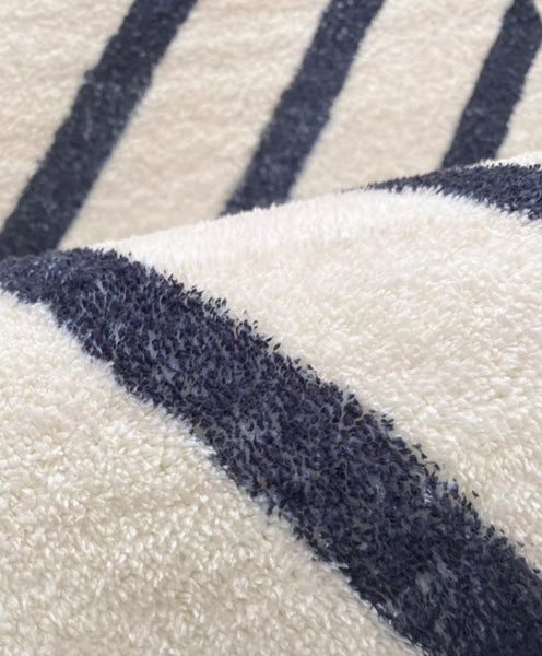 Runner Rugs Next to Bed, Contemporary Rugs for Living Room, Bathroom Runner Rugs, Bohemian Stripe Floor Carpets, Large Modern Rugs for Dining Room-LargePaintingArt.com