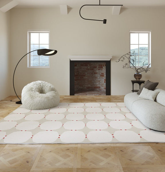 Large Modern Rugs for Living Room, Bedroom Modern Rugs, Dining Room Geometric Modern Rugs, Contemporary Modern Rugs under Coffee Table-LargePaintingArt.com