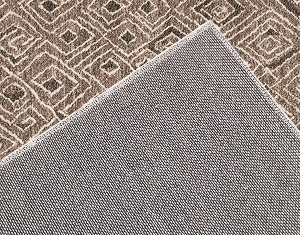 Brown Modern Rug Ideas for Bedroom, Large Modern Rugs for Living Room, Abstract Geometric Modern Rugs, Modern Rugs for Dining Room-LargePaintingArt.com