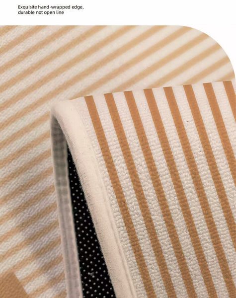 Large Modern Rugs for Living Room, Contemporary Modern Area Rugs for Bedroom, Geometric Round Rugs for Dining Room, Circular Modern Rugs under Chairs-LargePaintingArt.com