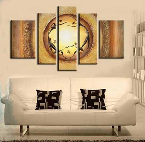Large Painting for Sale, Heavy Texture Painting, Hand Painted Canvas Art, Acrylic Painting on Canvas-LargePaintingArt.com