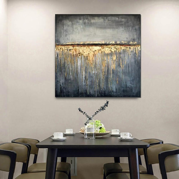 Extra Large Abstract Paintings on Canvas, Bedroom Wall Art Ideas, Simple Painting Ideas for Bedroom, Hand Painted Abstract Painting-LargePaintingArt.com