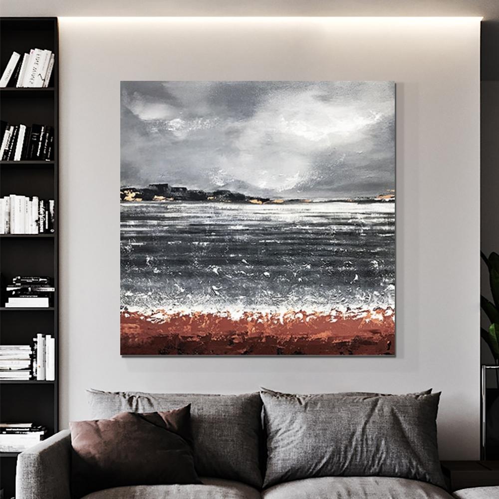 Large Abstract Paintings for Bedroom, Simple Painting Ideas for Living Room, Hand Painted Acrylic Painting, Simple Modern Wall Art Ideas-LargePaintingArt.com