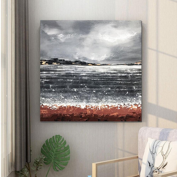 Large Abstract Paintings for Bedroom, Simple Painting Ideas for Living Room, Hand Painted Acrylic Painting, Simple Modern Wall Art Ideas-LargePaintingArt.com