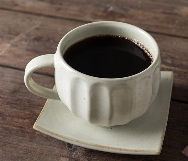 Cappuccino Coffee Mug, White Coffee Cup, Breakfast Milk Cups, Latte Coffee Cup, Tea Cup, Coffee Cup and Saucer Set-LargePaintingArt.com