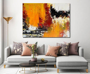 Living Room Wall Art, Modern Wall Art Paintings, Buy Paintings Online, Huge Canvas Painting-LargePaintingArt.com