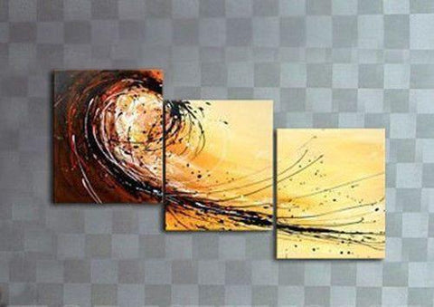 Simple Abstract Art, Big Wave Painting, Abstract Canvas Painting, Abstract Painting for Sale, Abstract Landscape Paintings, Large Painting on Canvas-LargePaintingArt.com
