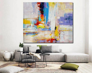 Modern Wall Painting, Contemporary Acrylic Art, Modern Paintings for Bedroom, Living Room Wall Paintings, Hand Painted Canvas Painting-LargePaintingArt.com