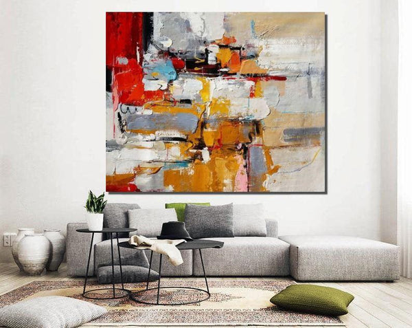 Contemporary Wall Art Ideas, Modern Acrylic Painting, Extra Large Paintings for Living Room, Hand Painted Abstract Painting, Large Paintings for Bedroom-LargePaintingArt.com