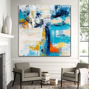 Huge Abstract Artwork, Extra Large Paintings for Living Room, Abstract Wall Art Paintings, Simple Modern Art, Modern Canvas Paintings for Bedroom-LargePaintingArt.com