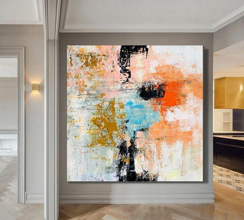 Huge Canvas Painting, Extra Large Paintings on Canvas, Simple Painting Ideas, Living Room Wall Art Paintings, Modern Canvas Painting for Bedroom-LargePaintingArt.com