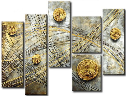 Acrylic Painting on Canvas, Living Room Wall Art Paintings, Modern Painting, Contemporary Artwork-LargePaintingArt.com