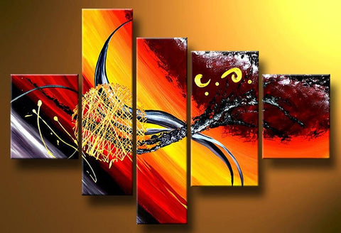Modern Canvas Painting, Abstract Art on Canvas, Acrylic Painting for Sale, Huge Painting for Living Room, Simple Modern Art-LargePaintingArt.com