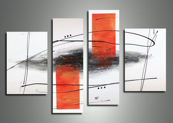 Acrylic Painting Abstract, Modern Wall Art Painting, Contemporary Wall Paintings, Living Room Wall Art-LargePaintingArt.com