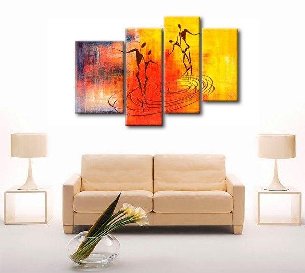 Abstract Painting of Love, Large Acrylic Painting, Abstract Painting on Canvas, Bedroom Wall Art Paintings, Simple Modern Art-LargePaintingArt.com