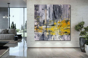 Bedroom Wall Painting, Large Paintings for Living Room, Hand Painted Acrylic Painting, Modern Contemporary Art, Modern Paintings for Dining Room-LargePaintingArt.com