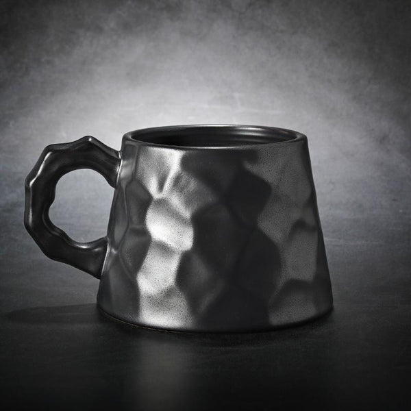 Large Pottery Coffee Cup, Ceramic Coffee Mug, Large Capacity Coffee Cups, Large Tea Cup, Handmade Coffee Cup-LargePaintingArt.com