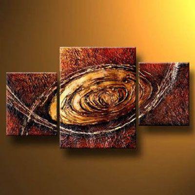 Acrylic Painting Abstract, 3 Piece Wall Art, Canvas Paintings for Living Room, Modern Paintings, Hand Painted Wall Art-LargePaintingArt.com