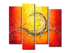 Modern Contemporary Paintings, Living Room Canvas Painting, Acrylic Painting Abstract, Bedroom Wall Art Painting-LargePaintingArt.com