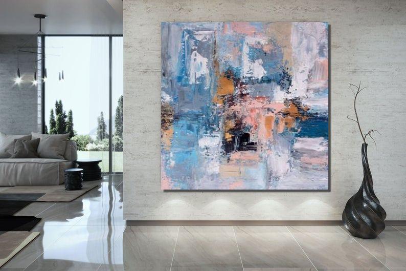 Acrylic Wall Painting, Acrylic Paintings for Living Room, Hand Painted Wall Painting, Simple Modern Art, Large Abstract Paintings, Modern Contemporary Art-LargePaintingArt.com