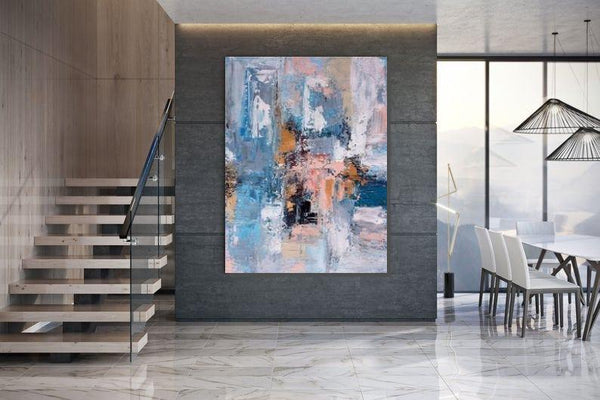 Large Acrylic Painting, Huge Paintings for Bedroom, Hand Painted Wall Art Painting, Modern Abstract Artwork-LargePaintingArt.com