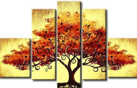 Extra Large Wall Art Paintings, Tree of Life Painting, Bedroom Canvas Painting, Landscape Canvas Paintings, Buy Art Online-LargePaintingArt.com