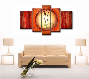 Extra Large Wall Art, Abstract Figure Painting, Bedroom Canvas Painting, Buy Art Online-LargePaintingArt.com